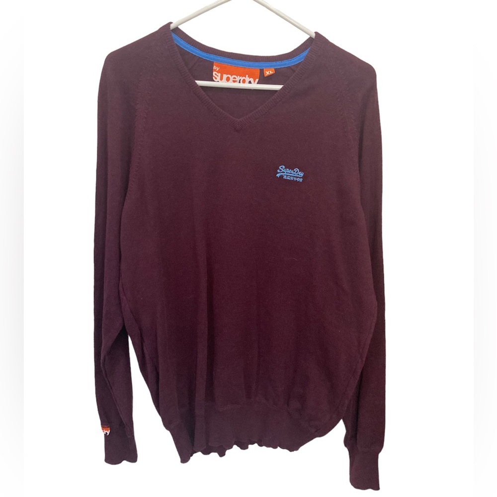 Superdry Mens V-Neck Sweater